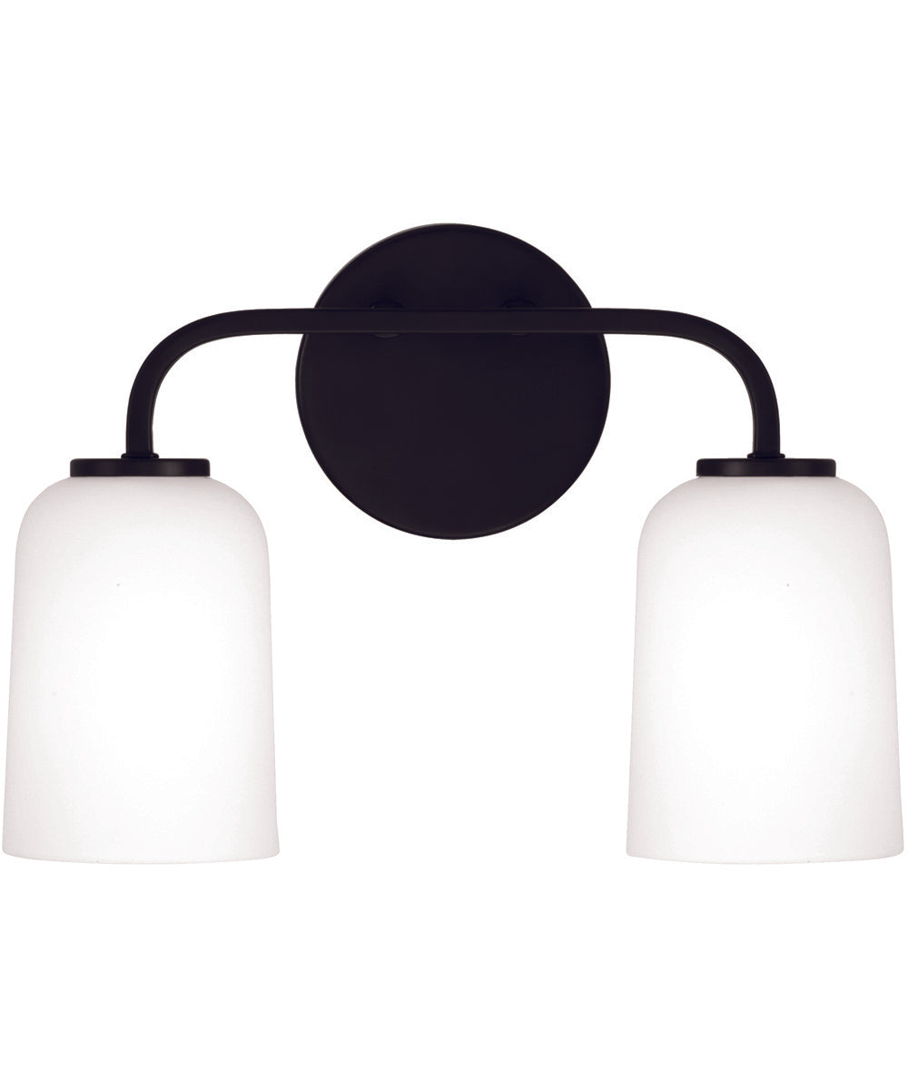 Lawson 2-Light Vanity Matte Black