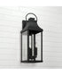 Bradford 3-Light Outdoor Wall-Lantern Black