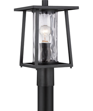 Lodge Large 1-light Outdoor Post Light Mystic Black