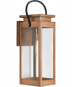 Union Square 1-Light Large Urban Industrial Outdoor Wall Lantern Antique Copper