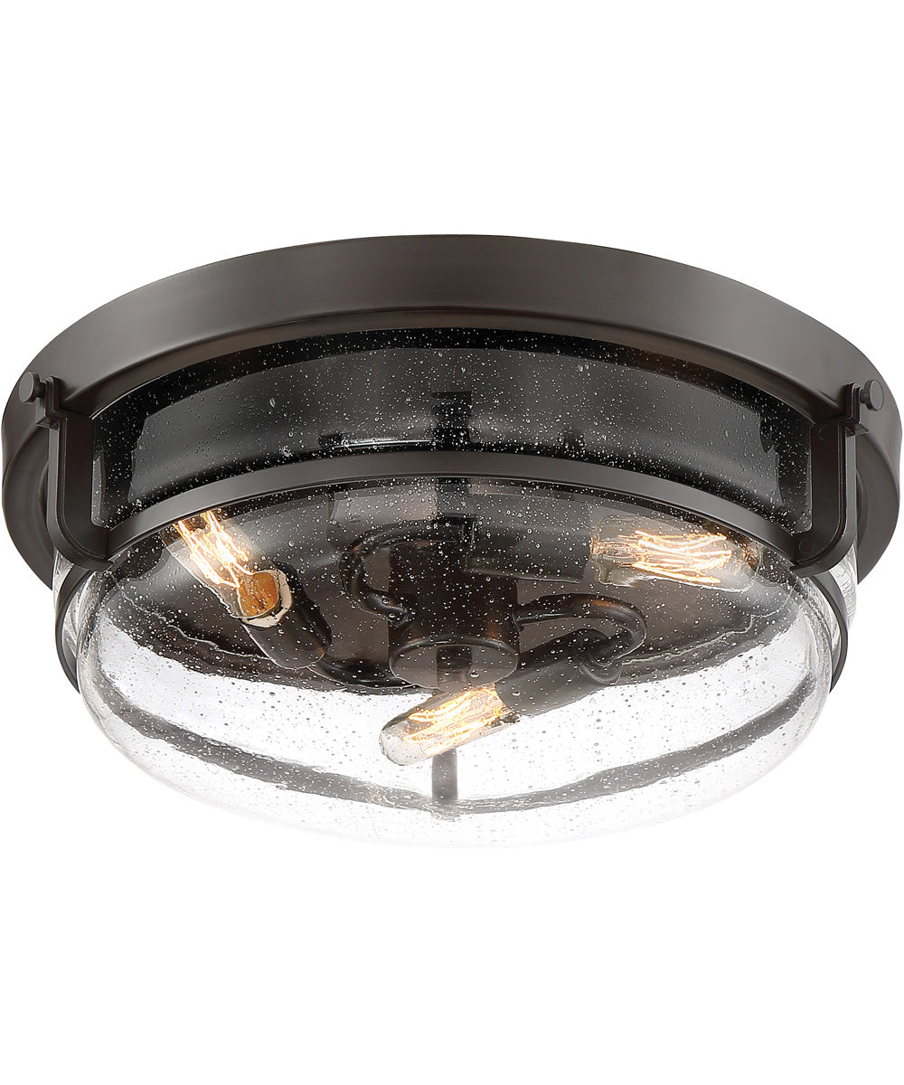 Outpost 3-light Flush Mount Palladian Bronze