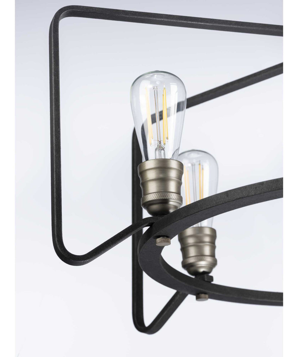 Foster 6-Light Farmhouse Chandelier Light Gilded Iron