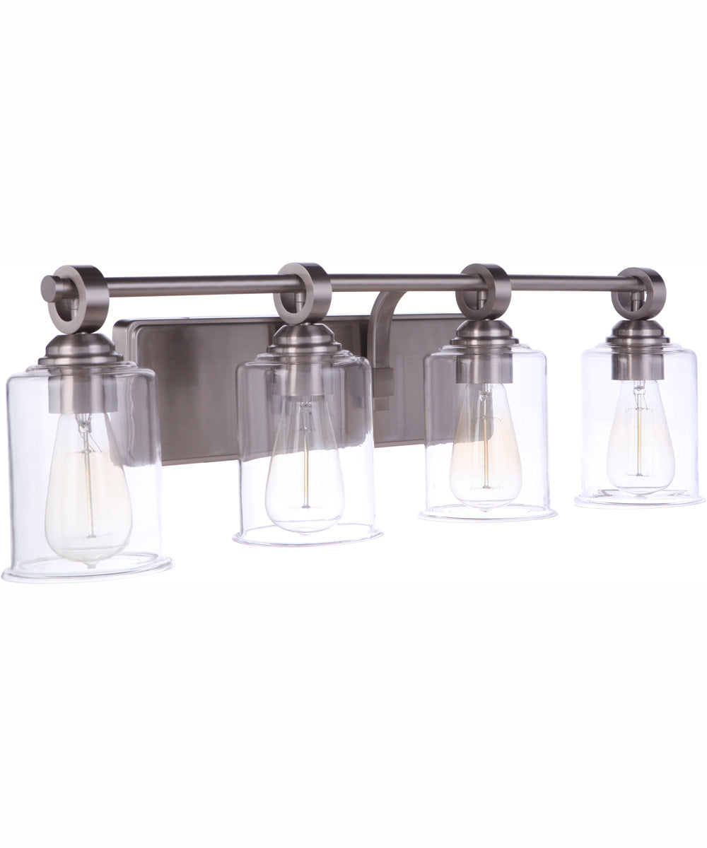 Romero 4-Light Vanity Brushed Polished Nickel