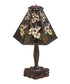 19"H Oriental Peony Accent Lamp