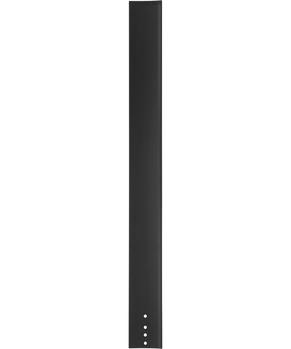 Rush 84" 1-Light Ceiling Fan (Blades Included) Flat Black