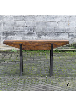 32"H Emryn Industrial Sofa Table