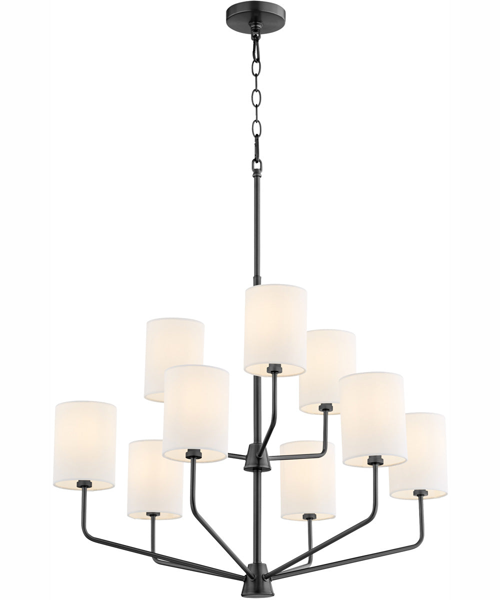 Harmony 9-light Chandelier Matte Black