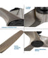 Manvel 60" Indoor/Outdoor 3-Blade DC Motor Transitional Ceiling Fan Grey Weathered Wood Matte Black