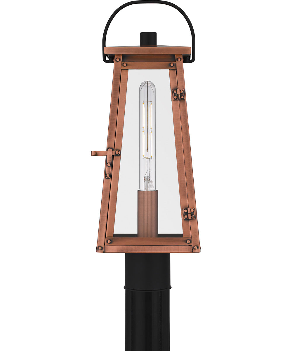 Carolina Large 1-light Outdoor Post Light Aged Copper