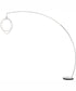 Monita Led Arch Lamp Silver