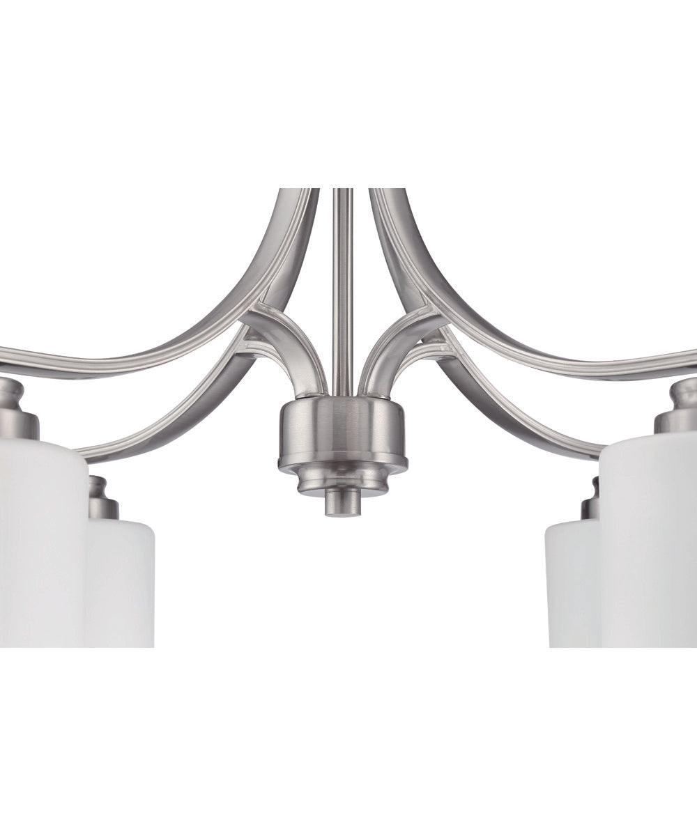Bolden 4-Light Chandelier Brushed Polished Nickel