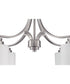 Bolden 4-Light Chandelier Brushed Polished Nickel