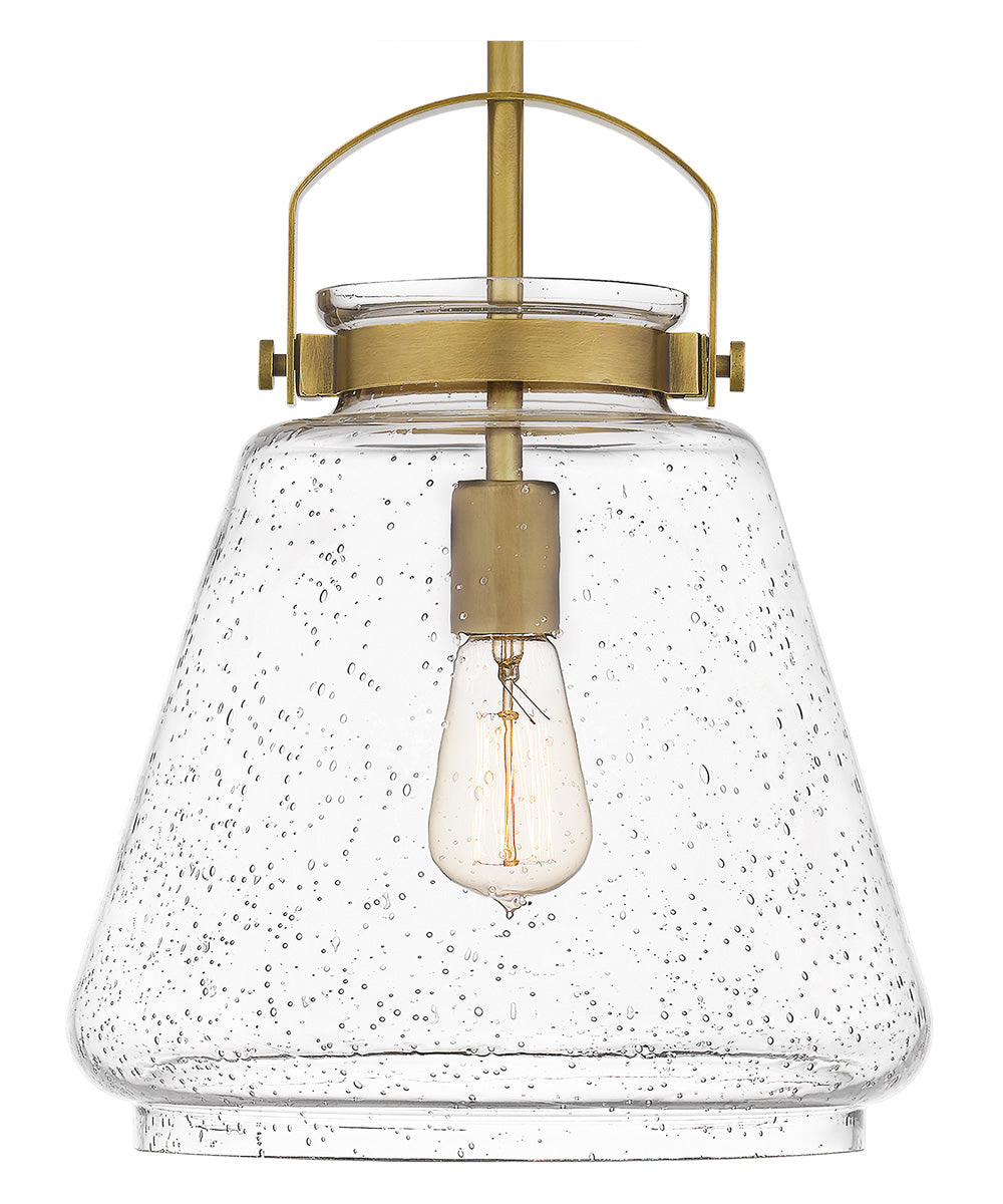 Stella Small 1-light Mini Pendant Weathered Brass