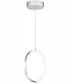 Senna Small Mini Pendant Polished Chrome