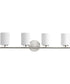 Replay 4-Light Bath & Vanity Brushed Nickel