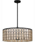 Seigler 4-light Pendant Matte Black