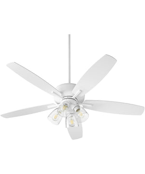 Breeze 4-light LED Ceiling Fan Studio White