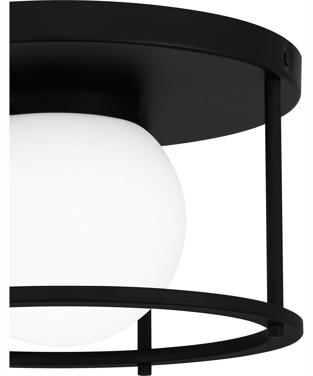 Quoizel Flush Mount Small 1-light Flush Mount Matte Black