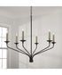 Wilder 6-Light Chandelier Matte Black