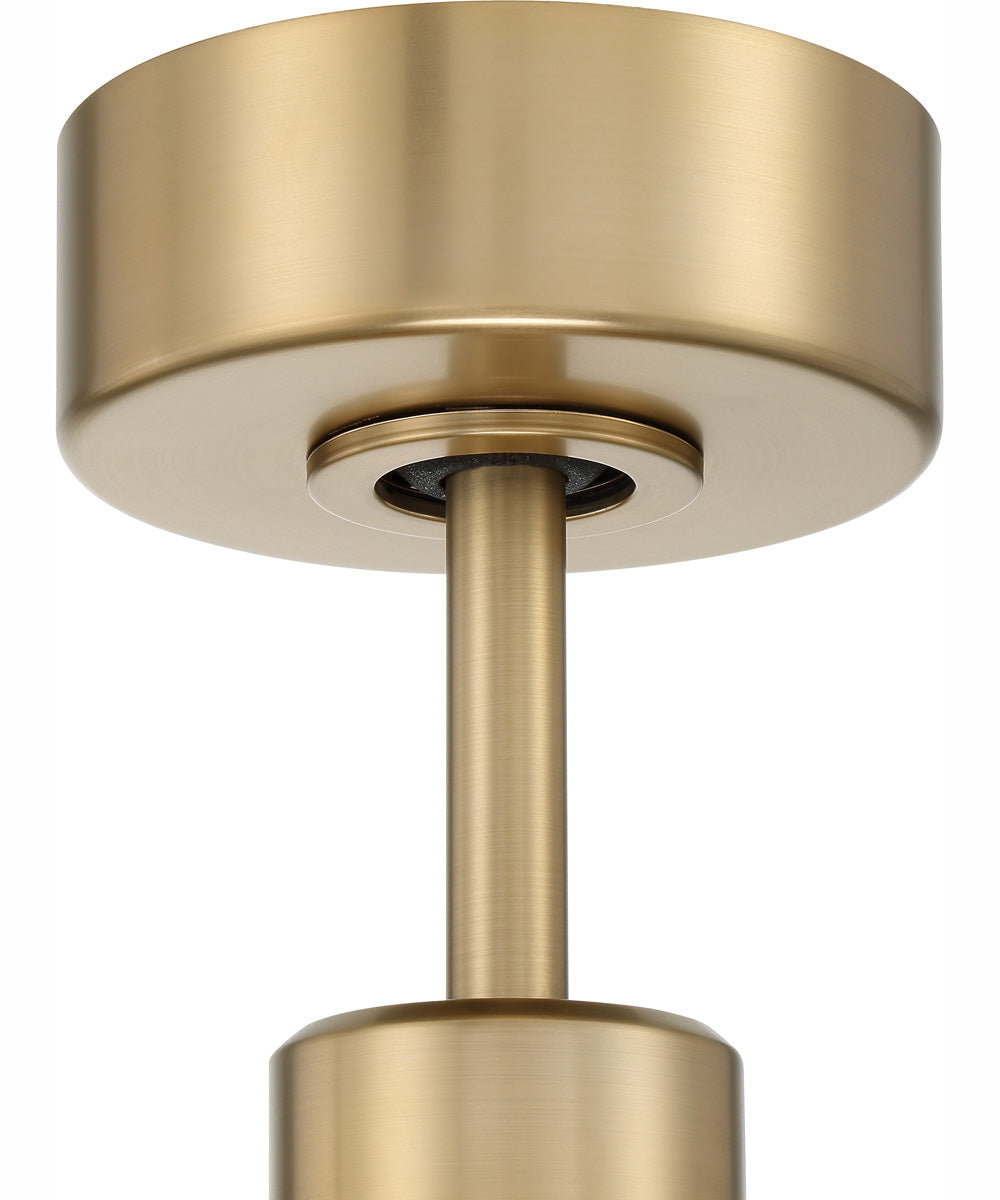60" Sonnet 1-Light Ceiling Fan Satin Brass