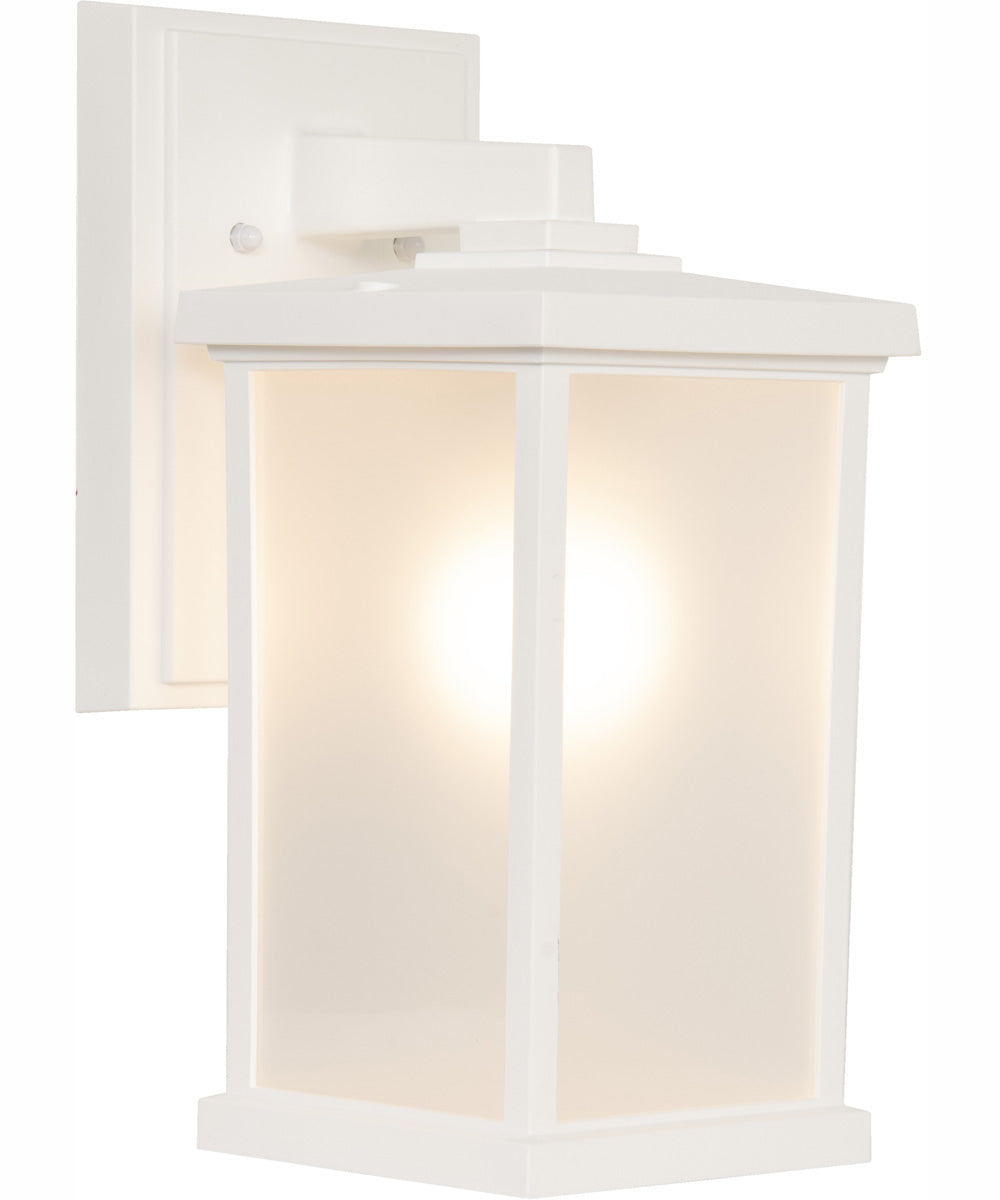 Resilience Lanterns 1-Light Outdoor Wall Lantern Matte White