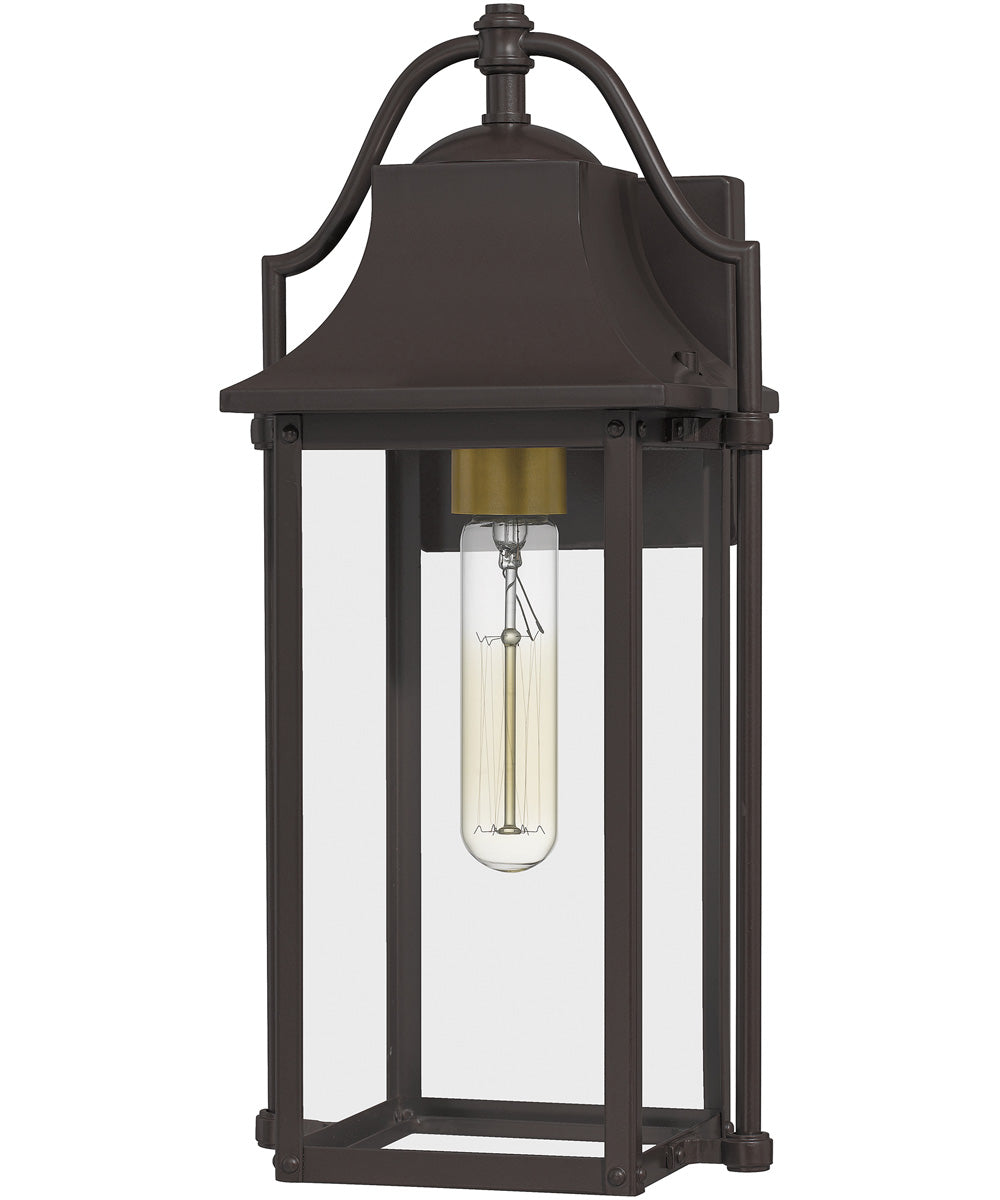 Manning Small 1-light Outdoor Wall Light  Coastal Armour Aluminum Western Bronze