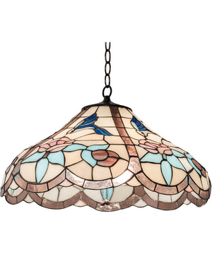 20" Wide Hummingbird Pendant