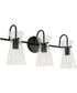 Mila 3-Light Vanity Matte Black