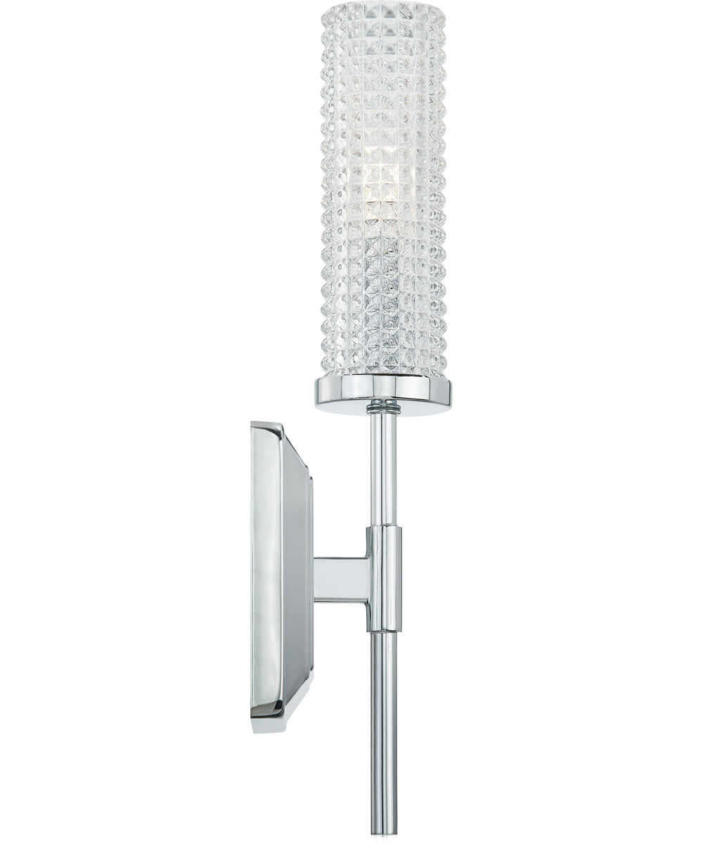 Nora Small 1-light Wall Sconce Polished Chrome