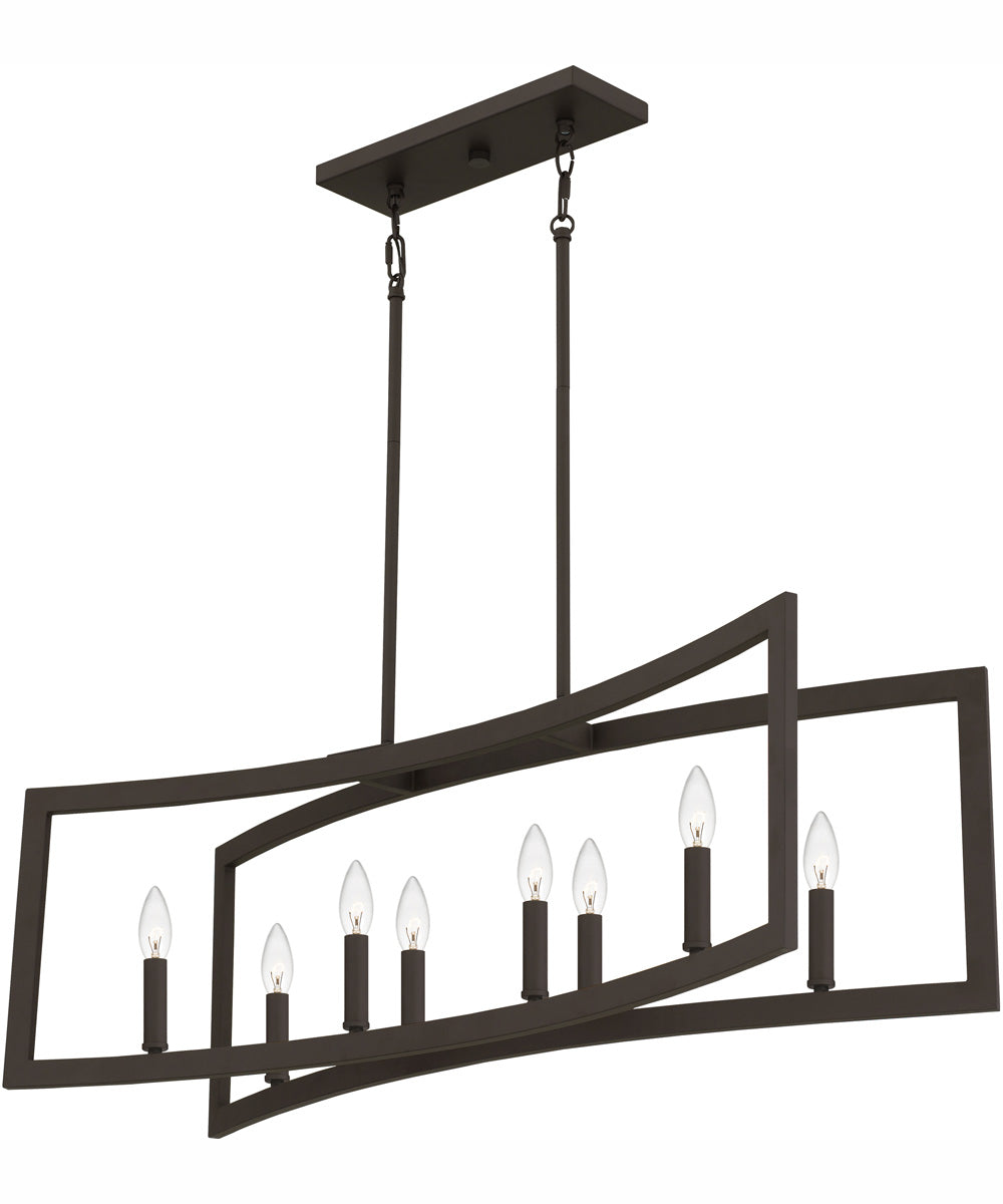 Beaufain Medium 8-light Island Light Old Bronze