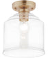 Acadia 1-Light Semi-Flush Mount Heritage
