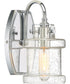 Danbury Small 1-light Wall Sconce Polished Chrome
