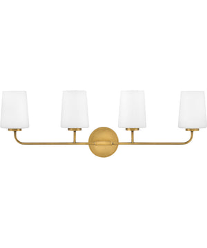 Kline 4-Light Vanity in Heritage Brass