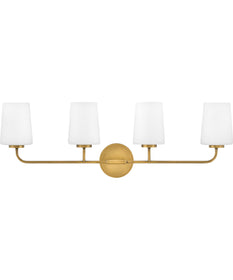 Kline 4-Light Vanity in Heritage Brass