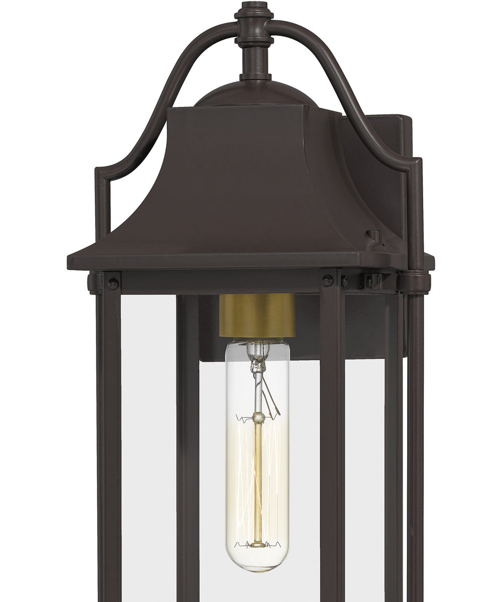 Manning Small 1-light Outdoor Wall Light  Coastal Armour Aluminum Western Bronze