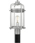 Carrington Large 1-light Outdoor Post Light Industrial Aluminum