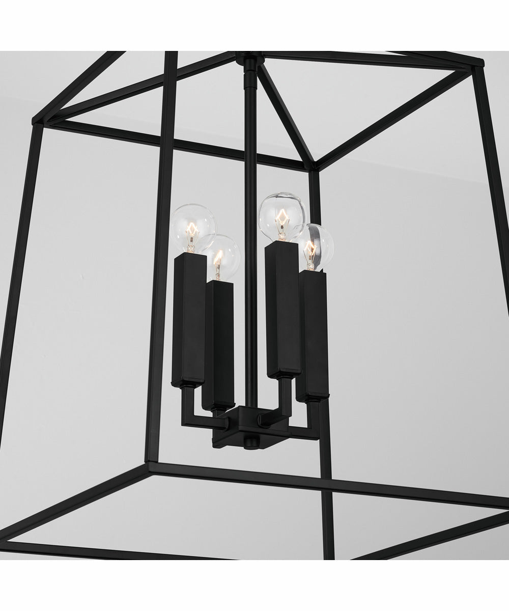 Thea 4-Light Foyer Matte Black