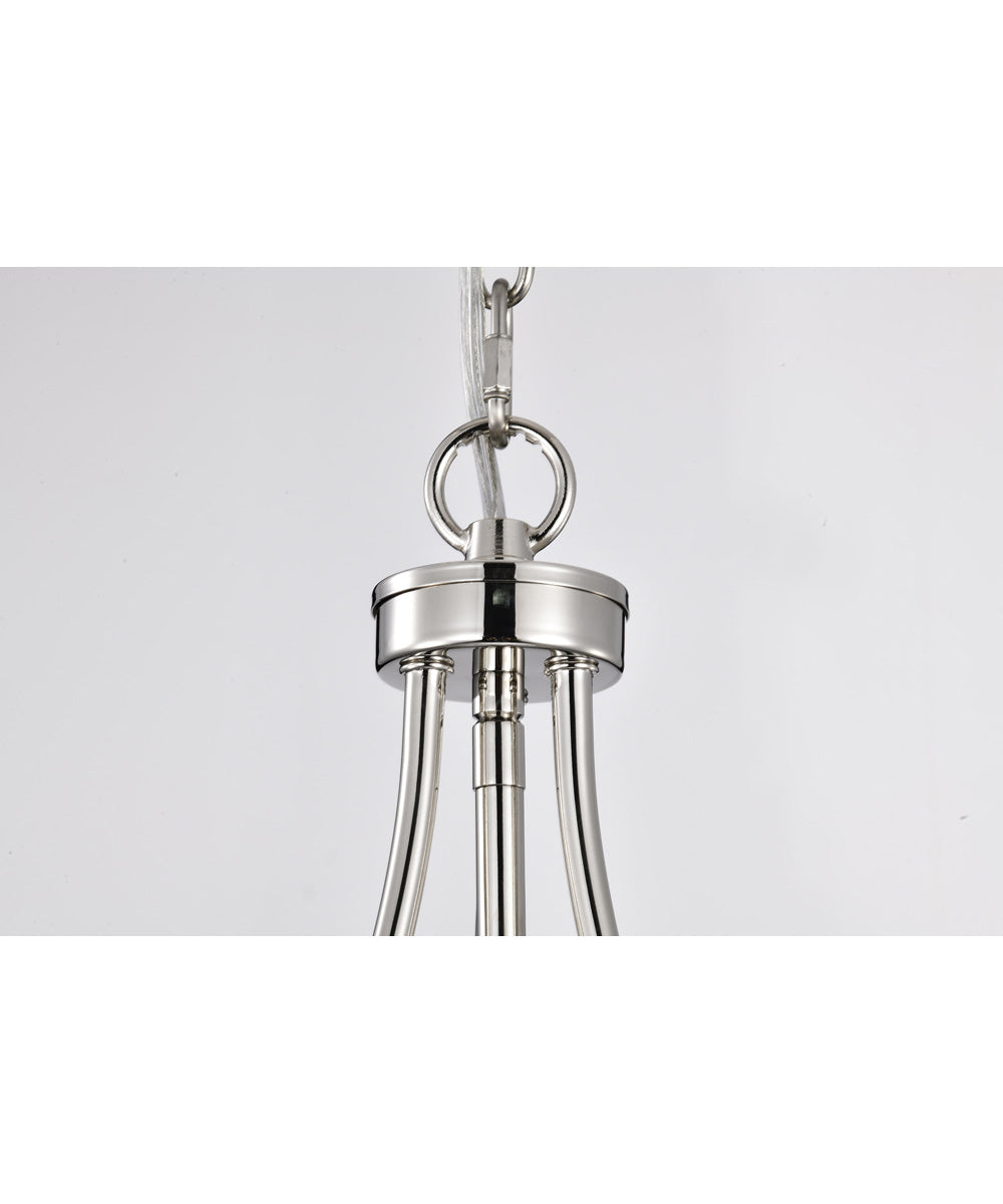 Amado 1-Light Pendant Polished Nickel