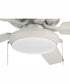 52" Outdoor Pro Plus 119 Pan Light Kit 1-Light Indoor/Outdoor Ceiling Fan White
