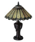 17" High Carousel Jadestone Table Lamp