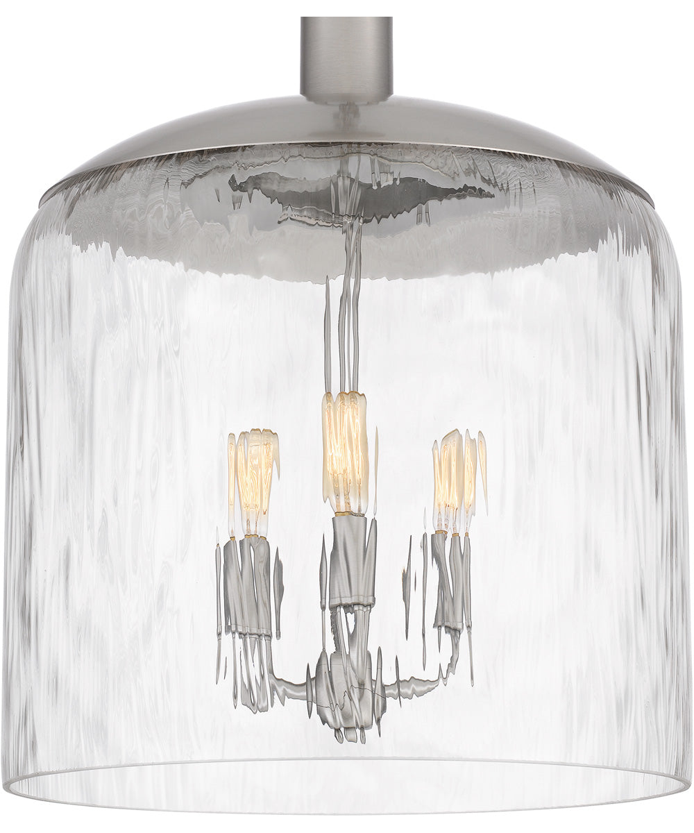 Quoizel Pendant 3-light Pendant Brushed Nickel