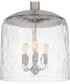 Quoizel Pendant 3-light Pendant Brushed Nickel
