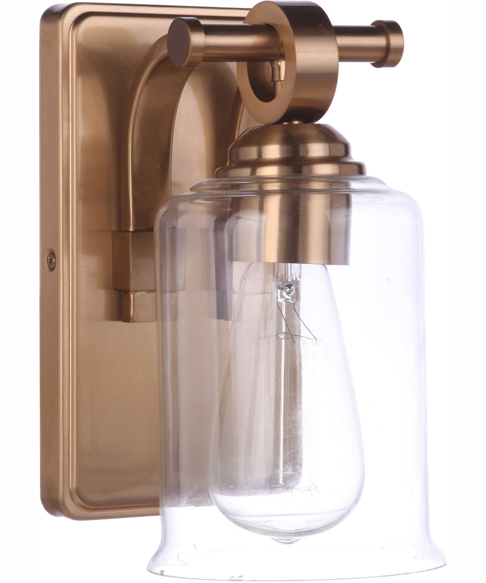 Romero 1-Light Wall Sconce Satin Brass