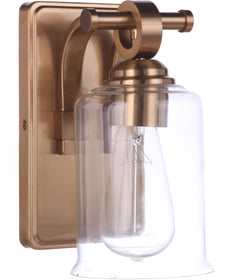 Romero 1-Light Wall Sconce Satin Brass