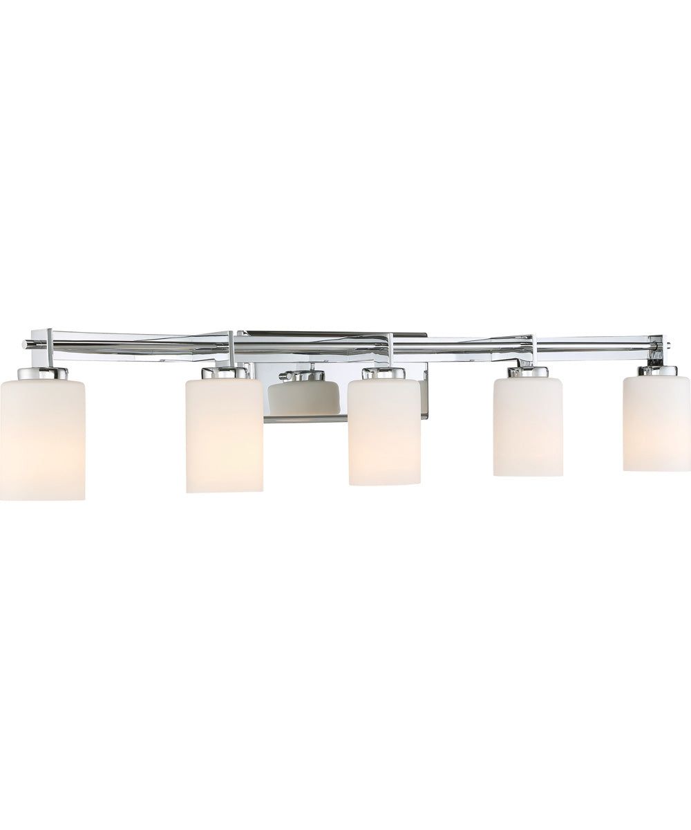 Taylor 5-light Bath Light Polished Chrome