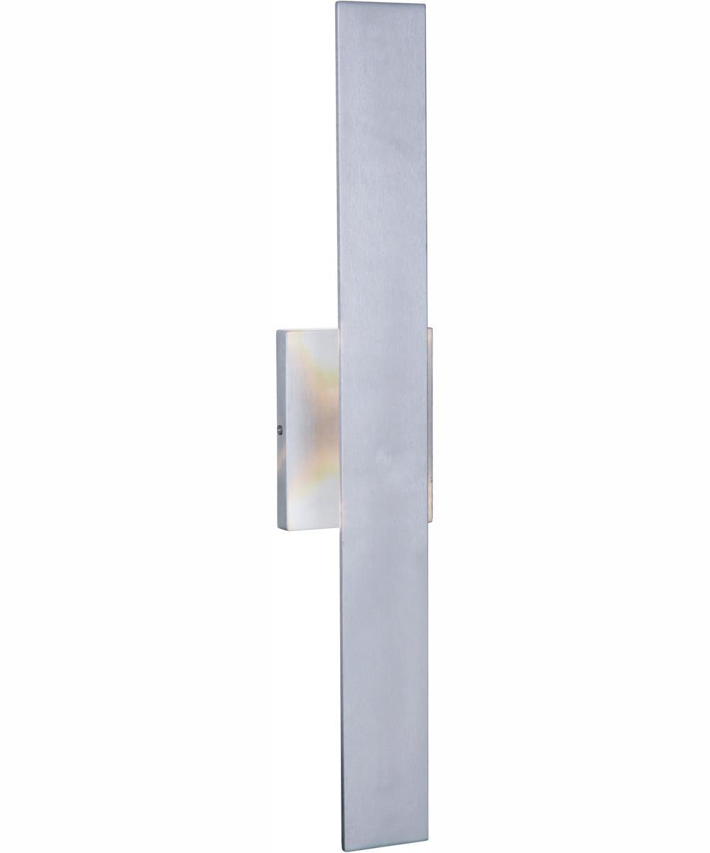 Rens 1-Light Outdoor Wall Lantern Brushed Aluminum