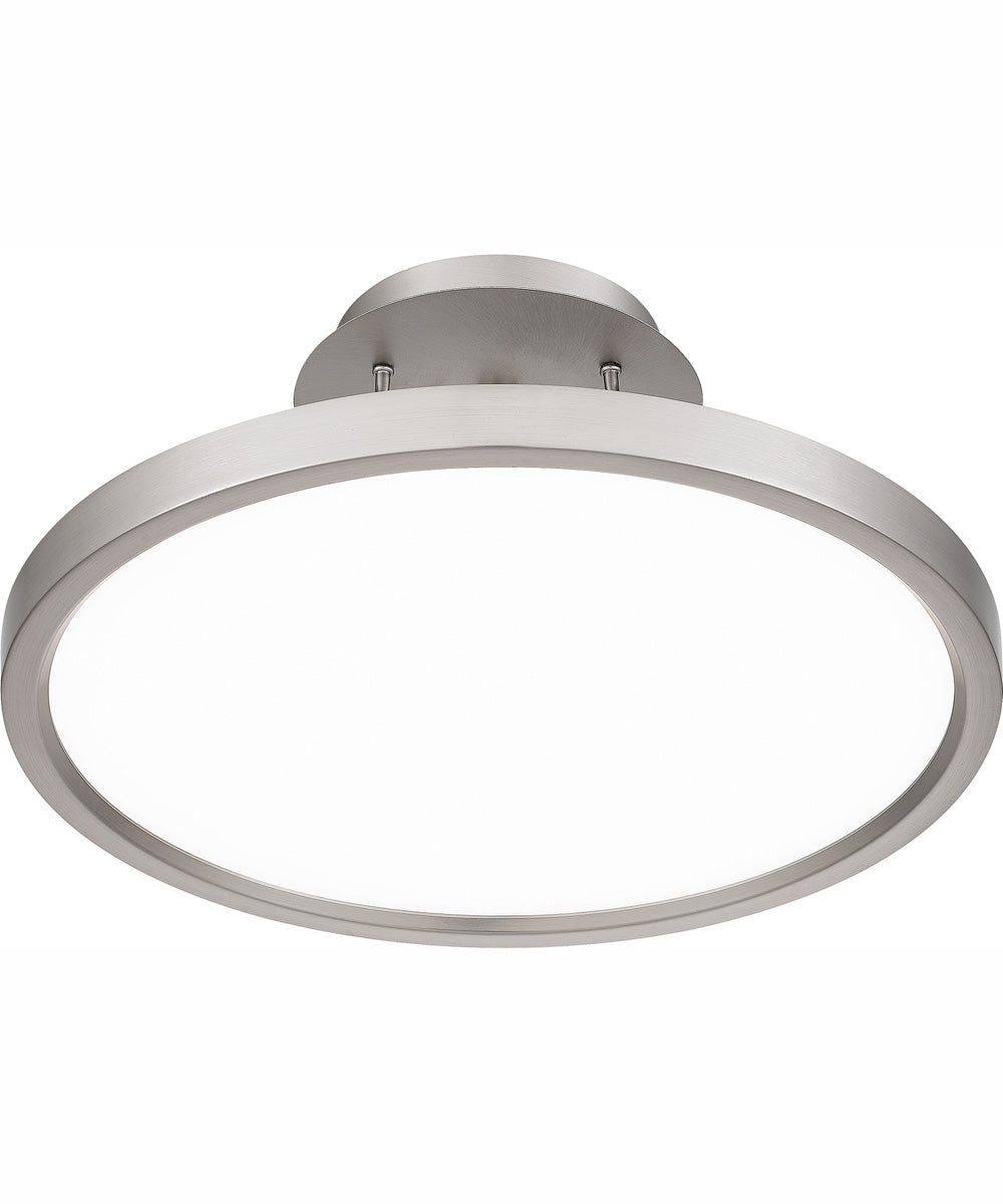 Outskirts Medium Semi Flush Mount Brushed Nickel