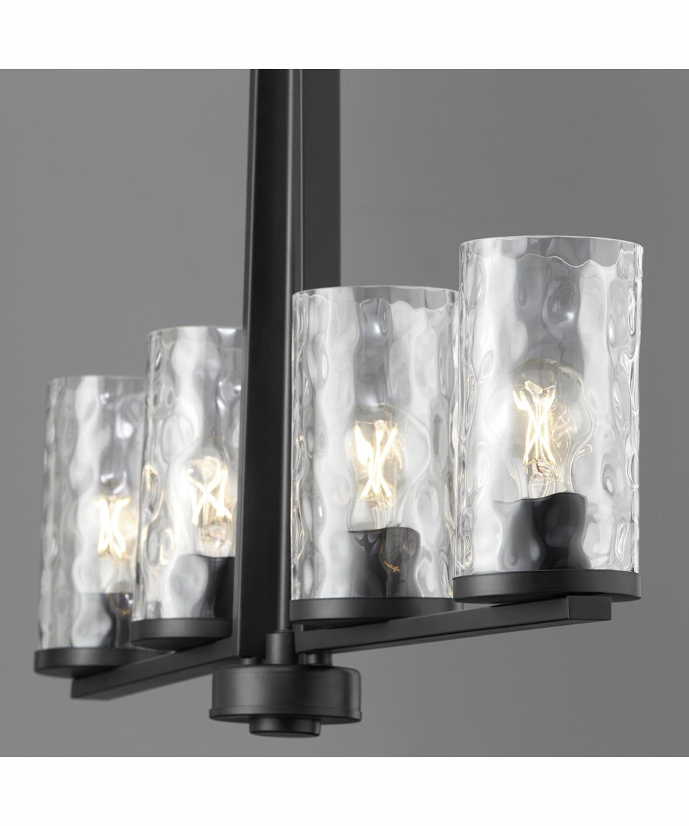 Steinway 4-light Chandelier Matte Black