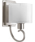 Invite 1-Light Wall Bracket Brushed Nickel