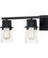 Knox Extra Large 4-light Bath Light Matte Black